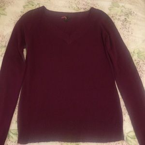 Forever 21 v-neck purple sweater
